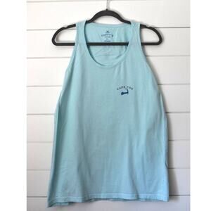 Cuffy's Cape Cod Tank Top Women's Size XL Teal Sleeveless Massachusetts Logo